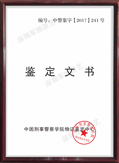 鉴定文书