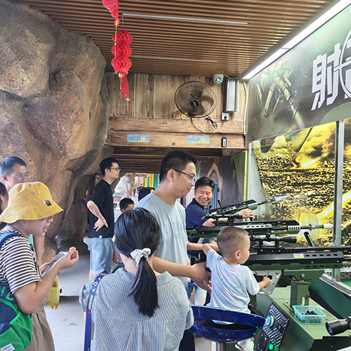 户外儿童公园射击体验馆5套设备案例