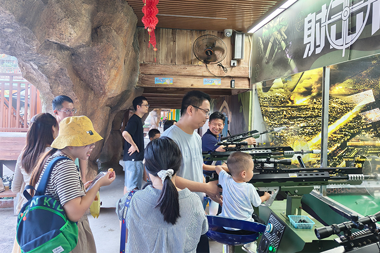 户外儿童公园射击体验馆5套设备案例