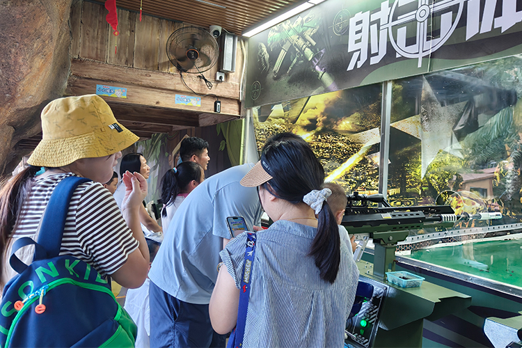 户外儿童公园射击体验馆5套设备案例