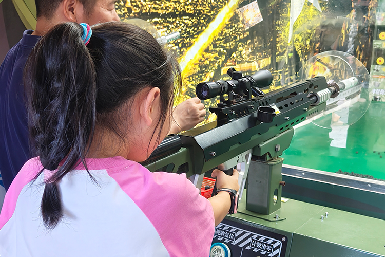 户外儿童公园射击体验馆5套设备案例