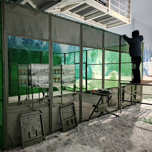 江西井冈山室内滑雪场6*6射击体验馆项目案例