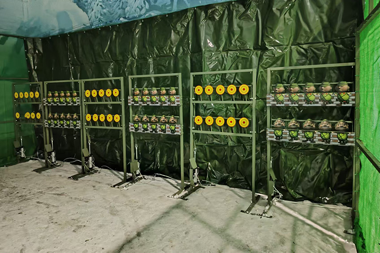 江西井冈山室内滑雪场6*6射击体验馆项目案例